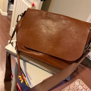 Fossil Leather Crossbody Bag